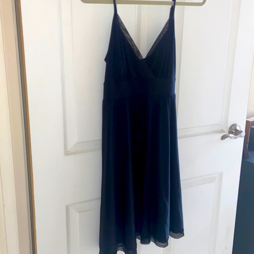 EUC Express black slip dress
